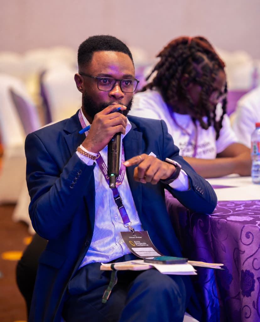 Prince speaking at the Accra Stablecoin Conference